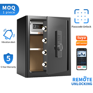 <b>Safe</b> <b>Box</b> for <b>Money</b> Hotel Electronic Fingerprint Lock Home Anti-Theft Solid Steel FB45F3 Solid Steel Construction Provides Maximu - Product Image 2