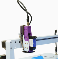 Codeur jet d'encre à plateau automatique : Imprime la date de lot, les codes QR et les logos sur œufs, gelées, bonbons, machine de marquage transversale de bureau pour l'industrie alimentaire, l'agriculture et l'atelier