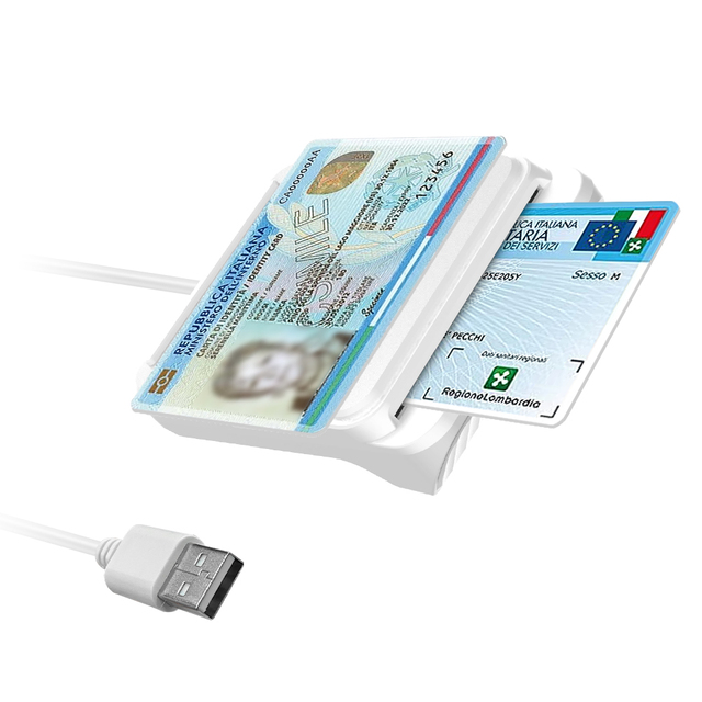 ZOWEETEK USB Contactless RFID NFC Access Control Card Reader & Contact ID IC Chip Card Reader Writer ATM Credit Card Reader