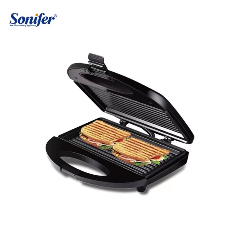 Sonifer SF-6046 OEM многофункциональная фаст-фудов Горячая тарелка для гриля покрытие антипригарным мини-машина для производства сэндвич с электроприводом