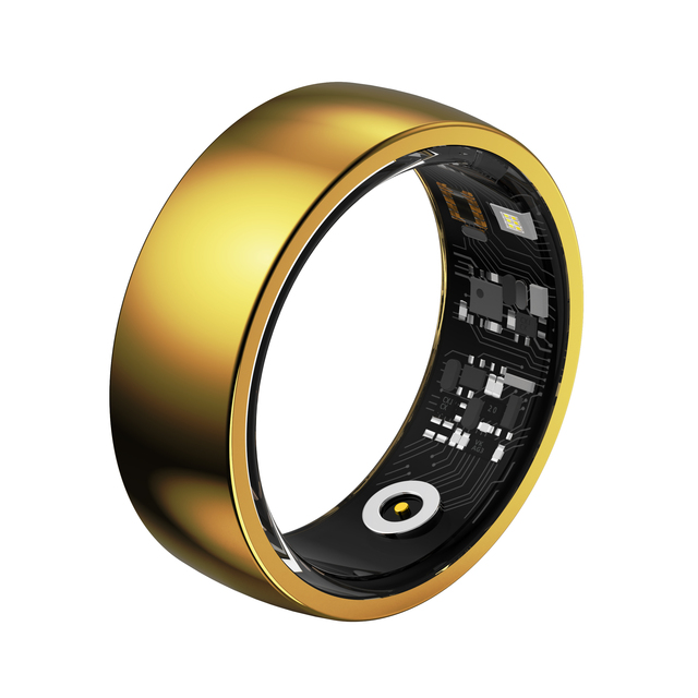 R09M Smart Ring for Men and Women IP68 Waterproof Heart Rate Fitness Tracker with BT5.2 Sports Record Smart Wearable Accessory