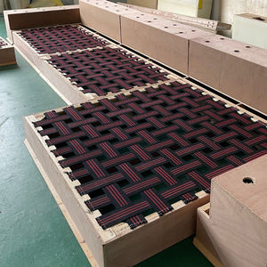 ZHIHE Cinghia in Tessuto PP di Alta Qualità e Durevole con Strisce Nere e Rosse, Elastico da 2 Pollici per Divani e Sedute Interne - Product Image 6