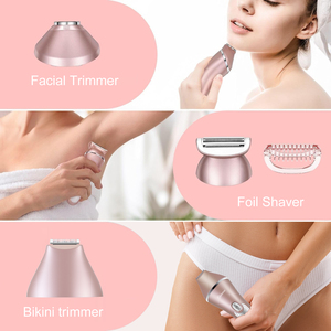 Rasoir électrique Hatteker Lady Shaver 3 en 1 pour l'épilation, rasoir électrique pour les jambes et les bras, rechargeable par USB, rasoir sans fil pour femmes, utilisation humide et sèche - Product Image 6