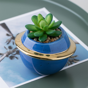 <span class=keywords><strong>Plantes</strong></span> artificielles en céramique en forme <span class=keywords><strong>de</strong></span> petites planètes, <span class=keywords><strong>décoration</strong></span> <span class=keywords><strong>de</strong></span> <span class=keywords><strong>salle</strong></span> <span class=keywords><strong>de</strong></span> bains, maison, nouveau Design, 2020 - Product Image 2