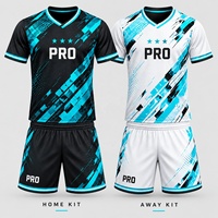 Maillots de football personnalisés à faible MOQ pour jeunes, en polyester à séchage rapide, ensembles d'uniformes de football pour enfants, vente en gros