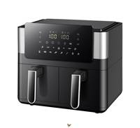 Fast Air Circulation Heating Visible Cooking Window Dual Basket Air Fryer Electric Hot Air Fryer Multi-function Air Fryer