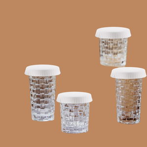Couvre-gobelet en papier jetable, écologique, de qualité alimentaire, recyclable, pour hôtels et restaurants, logo personnalisé, protection anti-poussière, blanc - Product Image 5