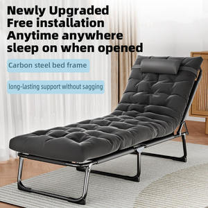 <span class=keywords><strong>Lit</strong></span> pliant <span class=keywords><strong>ultra</strong></span>-léger OEM avec matelas en coton perlé, <span class=keywords><strong>lit</strong></span> <span class=keywords><strong>de</strong></span> camping portable pour l'extérieur, canapé-<span class=keywords><strong>lit</strong></span> pliant simple pour adulte - Product Image 4