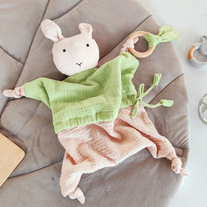 Mouchoir à suspendre personnalisé de dessin animé, jouets de salive, serviette de couette pour bébé, serviette en peluche animaux jouets - Product Image 2