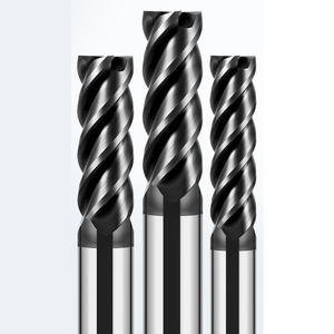 Fraise à queue en acier HRC70 sur mesure OEM, 4 dents, revêtement AlTiN, 4-20 mm - Product Image 1