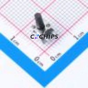 GT-TB092B-H080-L1 Tactile Switch Through hole Component THT Switch Single Pole Single Throw Round Button 2.5N Right Angle Insert - Product Image 1