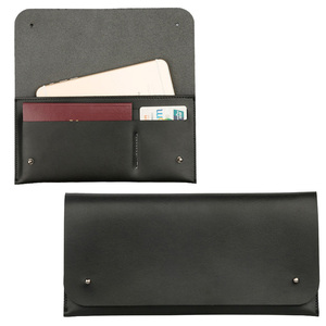 Bolso de Mano Elegante de Cuero PU con Logotipo Personalizado para Regalos de Eventos Premium, Cartera de Viaje para Pasaporte - Product Image 2