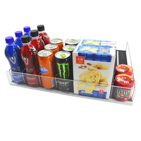Magasin en ligne Offre Spéciale Poussoir transparent à ressort en plastique Support de supermarché léger pour étagère de présentation d'épicerie