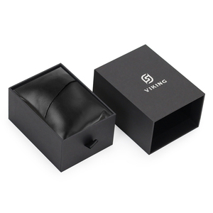 Caja deslizante de embalaje de reloj de lujo personalizada Oem o Odm caja de cajón de embalaje de regalo rígido de cartón con almohada - Product Image 2