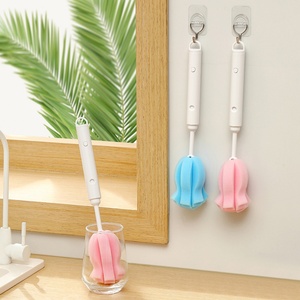 Cups Washing Foam Sponge Soft <b>Bottle</b> Mugs Cups Cleaning <b>Brush</b> Multi-function Bristles Deep Bottom <b>Bottle</b> <b>Brush</b> - Product Image 4