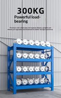 Scaffalatura Industriale per Carichi Pesanti: Sistema di Scaffalature in Acciaio Regolabile Senza Bulloni - Design Esperto per lo Spazio e Soluzione OEM per Magazzini
