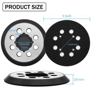 Dischi Abrasivi con Velcro all'Ingrosso, Supporti per Levigatura da 5 Pollici, Carta Abrasiva Sostitutiva per Levigatrice Metallica N329079 - Product Image 6