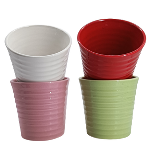 Usine en gros nordique rayé en céramique <span class=keywords><strong>orchidée</strong></span> <span class=keywords><strong>Pot</strong></span> minimaliste créatif papillon planteur <span class=keywords><strong>pour</strong></span> jardin plantes fleur <span class=keywords><strong>pot</strong></span> couvre - Product Image 5