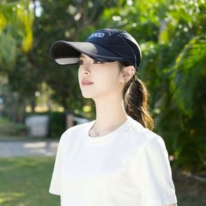 Wholesale Custom Summer <b>Sun</b> <b>Shade</b> Baseball Cap Side <b>Shade</b> Golf Running Cap 100% Cotton Image 3D Embroidery Silver Copper Buckle - Product Image 4