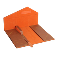 Boîte cadeau pour bouteille de vin rouge, pliable, écologique, en matériaux recyclés, emballage pour thé, jus, cosmétiques, bougies, finition mate