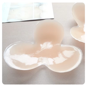 Cache-tétons adhésifs en silicone transparent, inserts de soutien-gorge invisibles, pétales de poitrine pour robe de mariée, décolleté plongeant, bustier, femme - Product Image 4