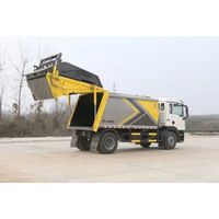 Camion benne à compression hydraulique HOWO 4X2 à châssis léger de 15 m³ à bas prix pour la collecte des déchets urbains et domestiques