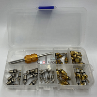 Kit de noyau de valve de climatisation 26 pièces avec outil de démontage
