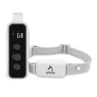 Collier anti-aboiement pour chien, étanche, rechargeable, en plastique, design tendance, avec télécommande, modes sonores et vibrants, sécurité garantie, toutes tailles