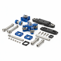 Bras de connexion articulé pour robot, usiné CNC de haute précision, composants structurels personnalisés en alliage d'aluminium 7075 pour la robotique
