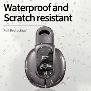 เคสหนังใส่กุญแจรถสำหรับ BMW MINI COOPER S ONE JCW F54 F55 F56 F57 F60 CLUBMAN <span class=keywords><strong>COUNTRYMAN</strong></span> พร้อมพวงกุญแจ - Product Image 5