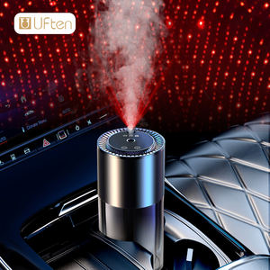 Ambientador Inteligente para Auto de 160 ml de Gran Capacidad, Purificador de Aire para Auto con Difusor de Aroma en Aerosol y Luz de Cielo Estrellado Rojo - Product Image 1