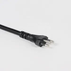 Aprobación INMETRO 10A 12A 16A 20A 250V Cable de alimentación brasileño de 3 pines tipo N