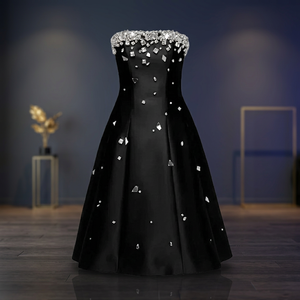 Vestido de Fiesta Premium de Maternidad, Largo hasta el Suelo, Asimétrico, de Seda Natural, Ecológico, a la Moda, para Eventos Especiales - Product Image 2