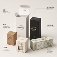 Fabricant d'emballages de luxe pour soins personnels, boîtes pliantes en carton mat personnalisées avec logo pour les marques de soins de la peau haut de gamme
