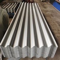 Tôle de toiture en tôle de fer galvanisée enduite de zinc en aluminium ondulé bon marché pour Maison