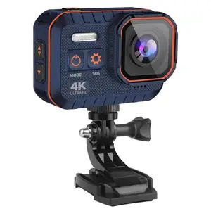फ़ैक्टरी उत्पादन समर्थन कस्टम लोगो एक्शन कैमरा वाटरप्रूफ रिमोट रिमोट कंट्रोल WIFI4k 30fps अल्ट्रा एचडी कैमरा