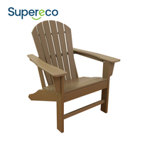 Mobilier d'extérieur confortable et durable en PEHD, y compris Adirondack Patio Garden Backyard Poolside Deck Chaise longue ergonomique