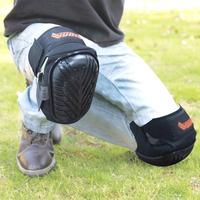 Genouillères de chantier robustes, protection professionnelle des genoux, genouillères avec embout en gel dur pour électricien, plombier