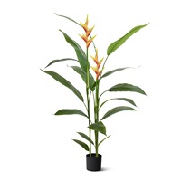 Plante artificielle Oiseau de paradis en gros d'usine, grand arbre artificiel de luxe en pot pour la décoration intérieure de maisons, hôtels et événements