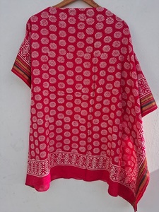 Sarongs, paréos et foulards en coton léger imprimés à la main sur bois, vêtements de plage pour femmes, pour l'été et les vacances - Product Image 6