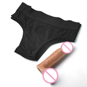 <span class=keywords><strong>Gode</strong></span> en silicone liquide pour femme, <span class=keywords><strong>ceinture</strong></span> de chasteté, petite peau artificielle de 6.65 pouces - Product Image 2