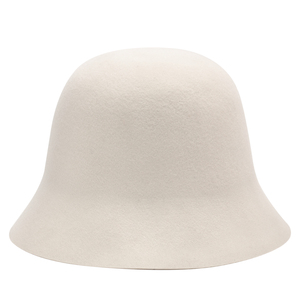 Chapeau cloche en feutre de laine pour femmes Style vintage une pièce moulé 100 pour cent chapeau en laine pour l'automne et l'hiver - Product Image 4