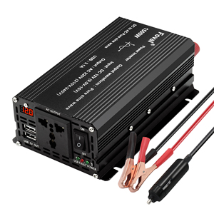 Convertisseur de courant pour voiture <span class=keywords><strong>Lvyuan</strong></span> 500w / 1000w 12v / 24v DC vers AC, onde sinusoïdale pure, avec affichage de la tension - Product Image 2