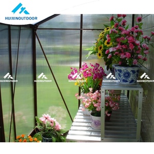 Structure d'horticulture d'arrière-cour extérieure <span class=keywords><strong>Serre</strong></span> en verre verte à cultiver <span class=keywords><strong>Mini</strong></span> <span class=keywords><strong>serre</strong></span> en <span class=keywords><strong>polycarbonate</strong></span> étanche - Product Image 2