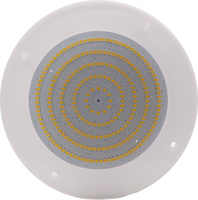 Lampe de piscine RGB étanche IP68 178 mm, corps en résine, blanc, DC12V, montage mural, pour éclairage paysager de piscine