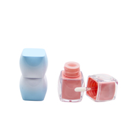 Vente en gros de tubes de gloss à lèvres mignons de 5 ml, flacons d'huile à lèvres vides avec logo personnalisé, emballage cosmétique avec applicateur