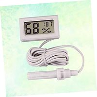 Sonda de Temperatura y Humedad Digital ABS Integrada, Rango de -50°C a 70°C, Resolución del 1% para un Monitoreo Ambiental Preciso