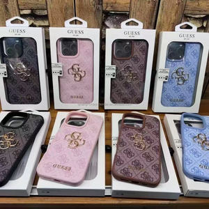 Nhà Máy Bán Buôn Thương Hiệu Nổi Tiếng Đầy Màu Sắc Thiết Kế Da Điện Thoại Di Động Phụ Kiện Trường Hợp Cover Quay Lại Cho Iphone 15 13 17 Pro Max - Product Image 2