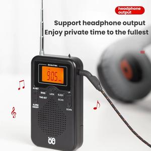 <span class=keywords><strong>Radio</strong></span> Portatile FM/AM di Buona Qualità, Mini <span class=keywords><strong>Radio</strong></span> Digitale Tascabile per Viaggi, Jogging e Campeggio - Product Image 4