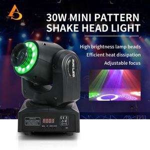 AicPose 30W Mini Projecteur à Tête Mobile avec Effet de Lumière pour DJ, Fêtes, Discothèques et Mariages - Product Image 6